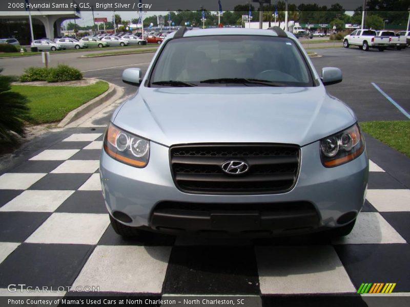 Bright Silver / Gray 2008 Hyundai Santa Fe GLS