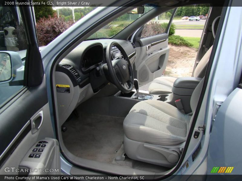 Bright Silver / Gray 2008 Hyundai Santa Fe GLS
