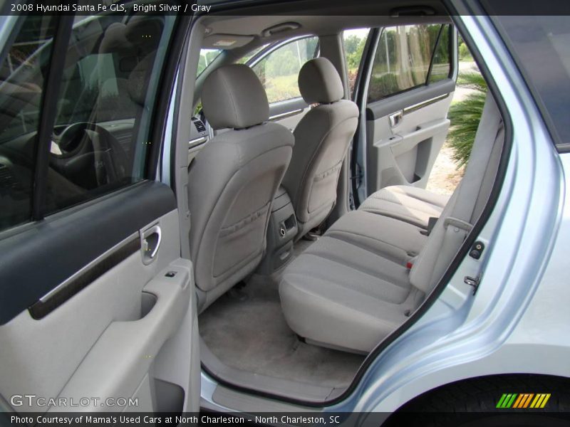 Bright Silver / Gray 2008 Hyundai Santa Fe GLS