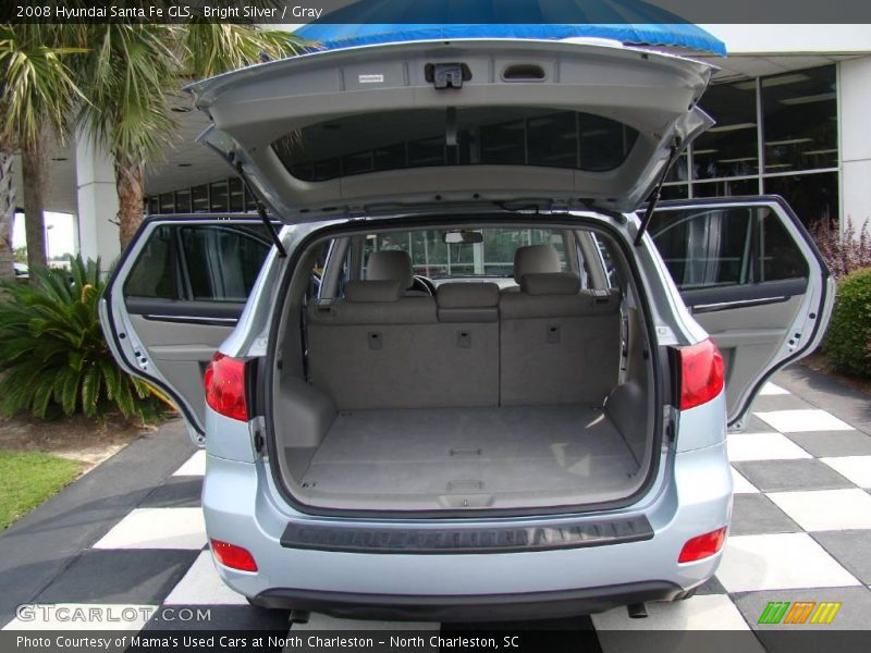 Bright Silver / Gray 2008 Hyundai Santa Fe GLS