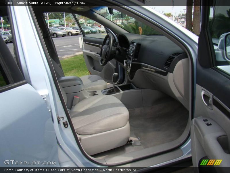 Bright Silver / Gray 2008 Hyundai Santa Fe GLS