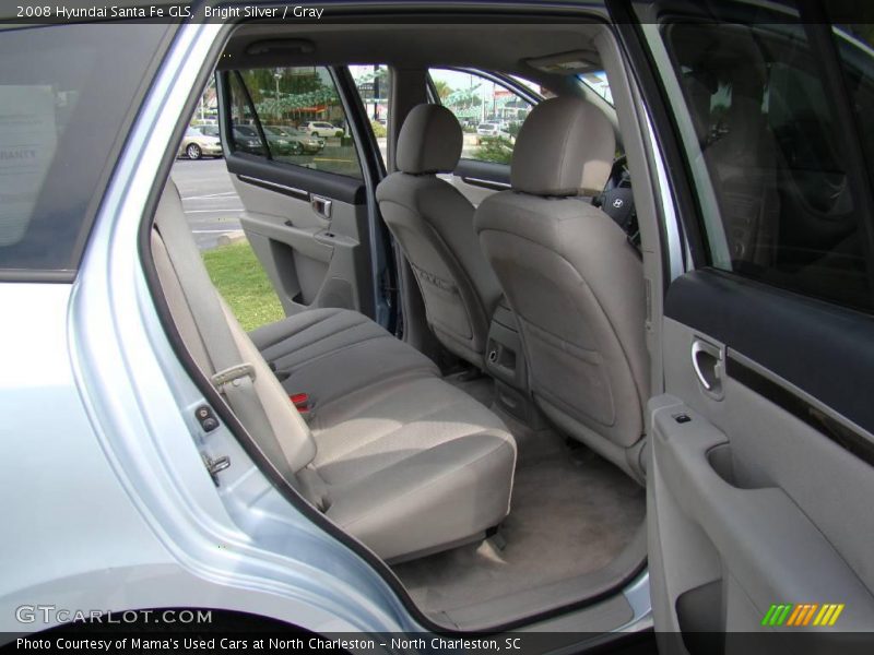 Bright Silver / Gray 2008 Hyundai Santa Fe GLS