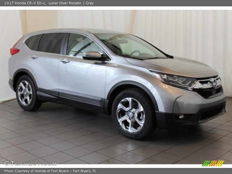 Lunar Silver Metallic / Gray 2017 Honda CR-V EX-L