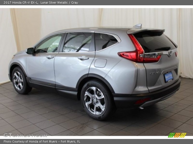 Lunar Silver Metallic / Gray 2017 Honda CR-V EX-L