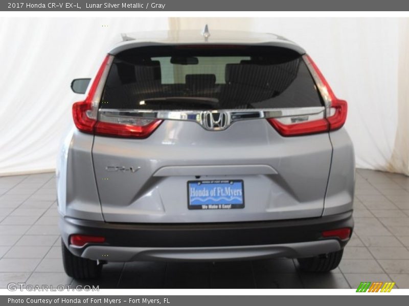 Lunar Silver Metallic / Gray 2017 Honda CR-V EX-L