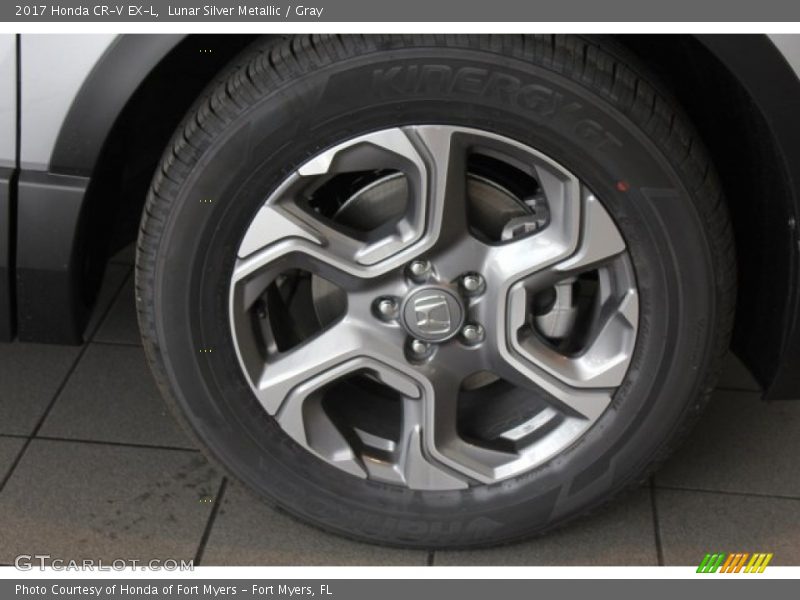 Lunar Silver Metallic / Gray 2017 Honda CR-V EX-L