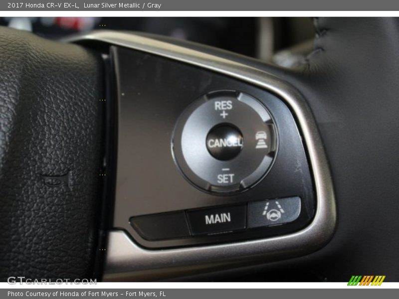 Lunar Silver Metallic / Gray 2017 Honda CR-V EX-L