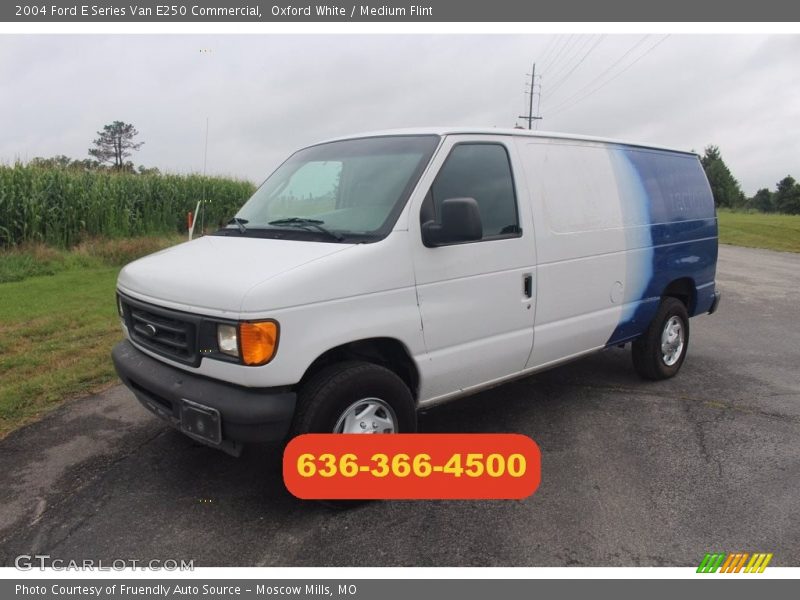 Oxford White / Medium Flint 2004 Ford E Series Van E250 Commercial