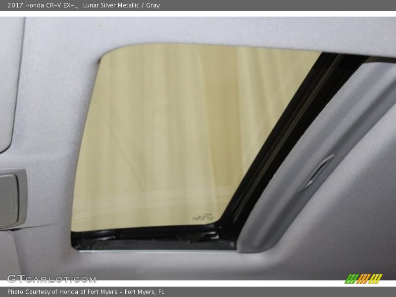 Lunar Silver Metallic / Gray 2017 Honda CR-V EX-L