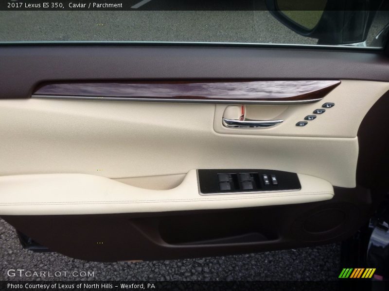 Caviar / Parchment 2017 Lexus ES 350