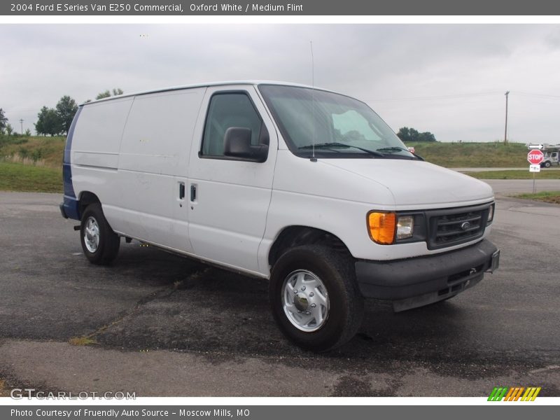 Oxford White / Medium Flint 2004 Ford E Series Van E250 Commercial
