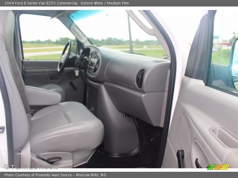 Oxford White / Medium Flint 2004 Ford E Series Van E250 Commercial