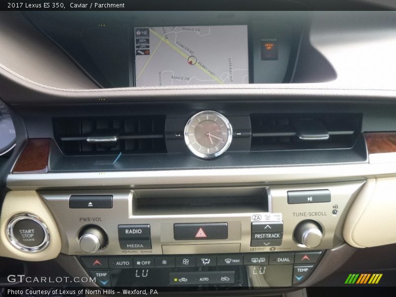 Caviar / Parchment 2017 Lexus ES 350