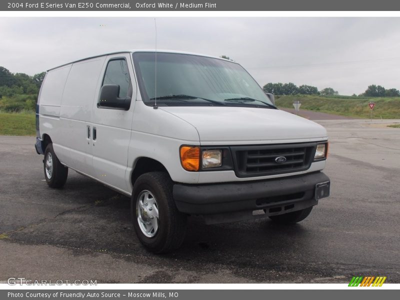 Oxford White / Medium Flint 2004 Ford E Series Van E250 Commercial