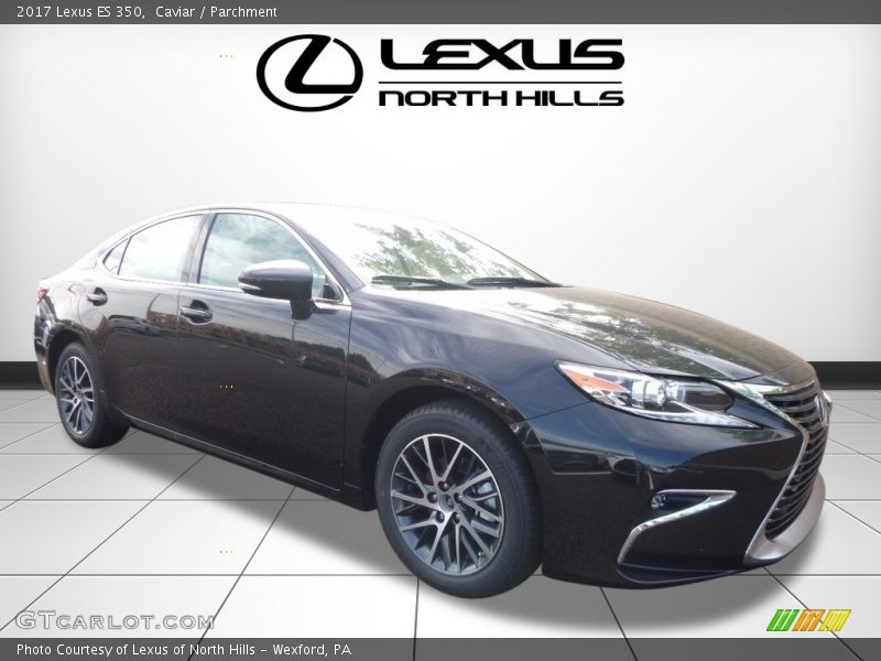 Caviar / Parchment 2017 Lexus ES 350