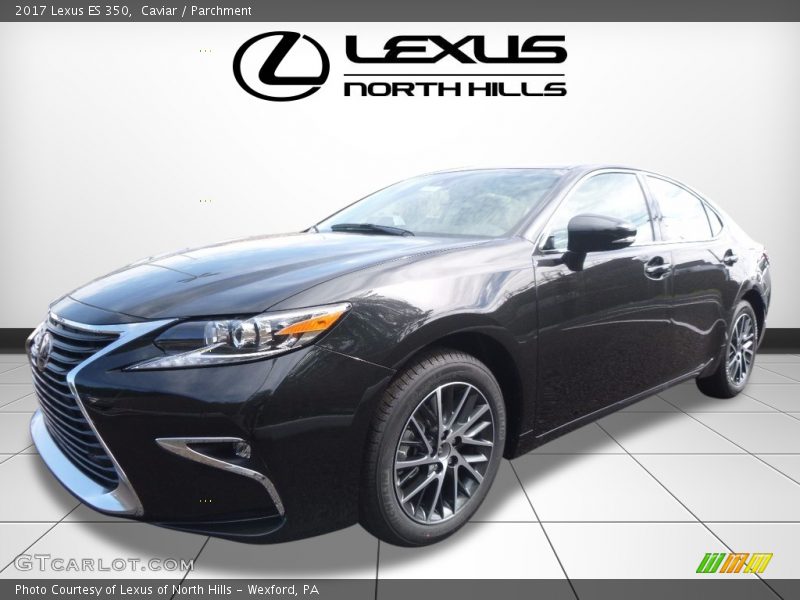 Caviar / Parchment 2017 Lexus ES 350