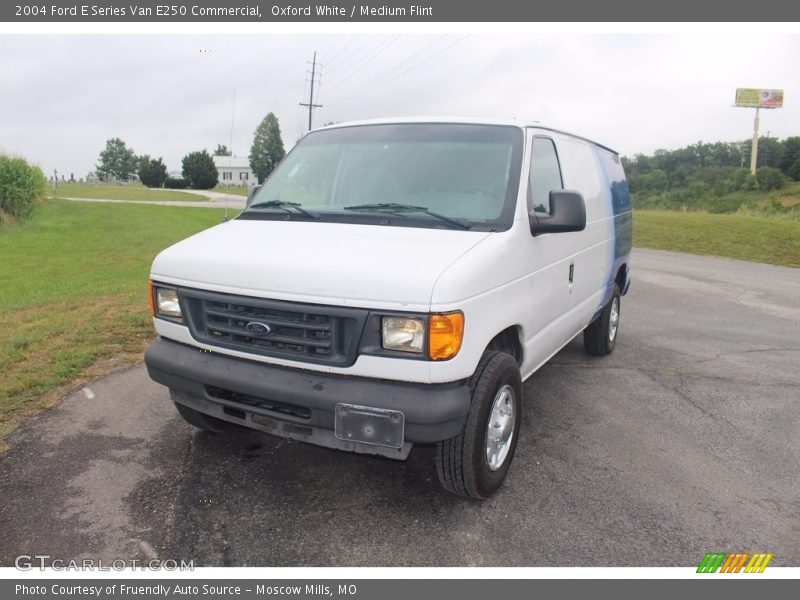 Oxford White / Medium Flint 2004 Ford E Series Van E250 Commercial