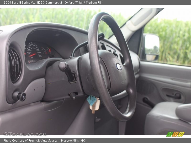 Oxford White / Medium Flint 2004 Ford E Series Van E250 Commercial