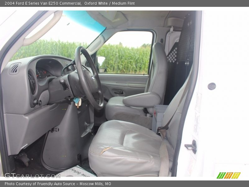 Oxford White / Medium Flint 2004 Ford E Series Van E250 Commercial