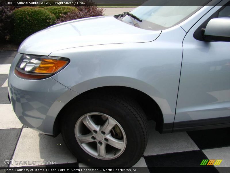 Bright Silver / Gray 2008 Hyundai Santa Fe GLS