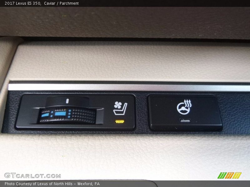 Caviar / Parchment 2017 Lexus ES 350