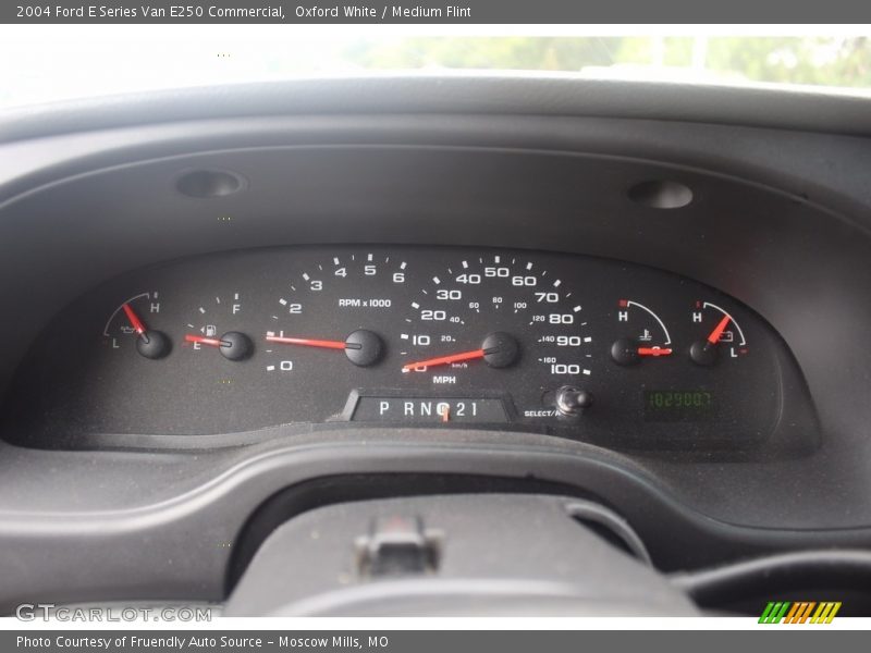 Oxford White / Medium Flint 2004 Ford E Series Van E250 Commercial
