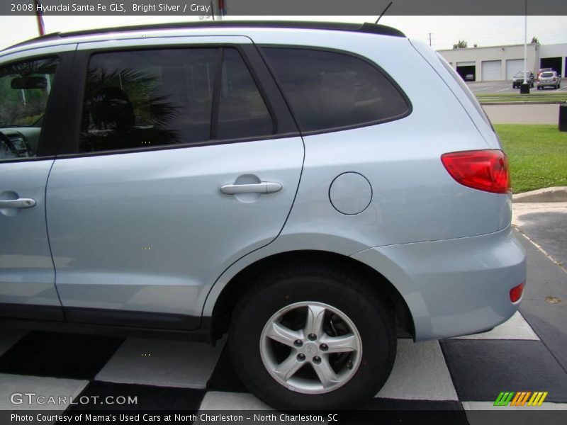 Bright Silver / Gray 2008 Hyundai Santa Fe GLS