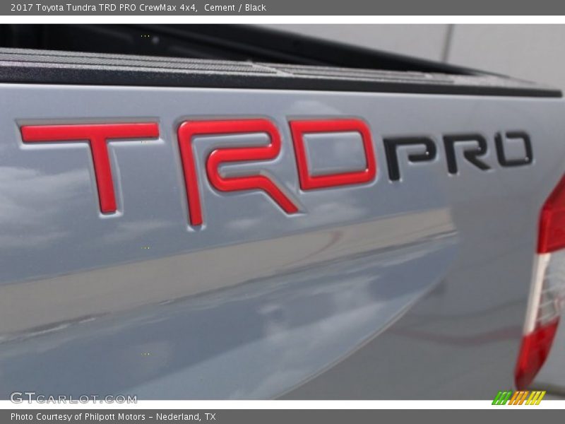 Cement / Black 2017 Toyota Tundra TRD PRO CrewMax 4x4