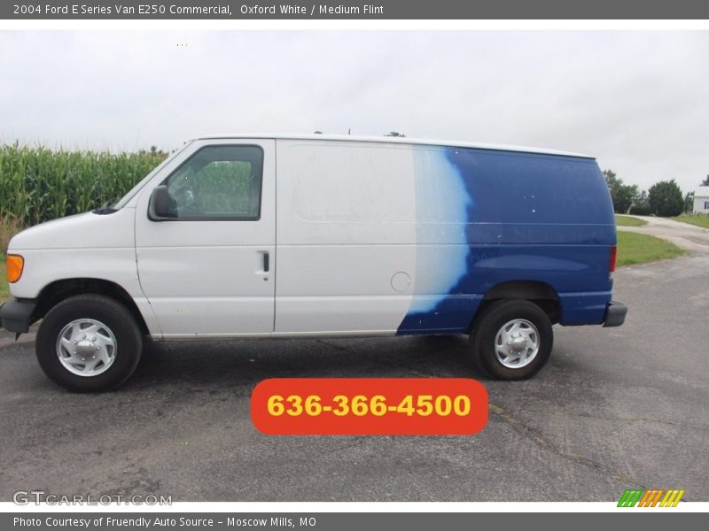 Oxford White / Medium Flint 2004 Ford E Series Van E250 Commercial