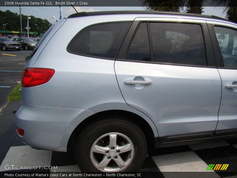 Bright Silver / Gray 2008 Hyundai Santa Fe GLS