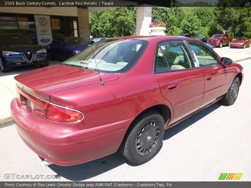 Cardinal Red Metallic / Taupe 2003 Buick Century Custom