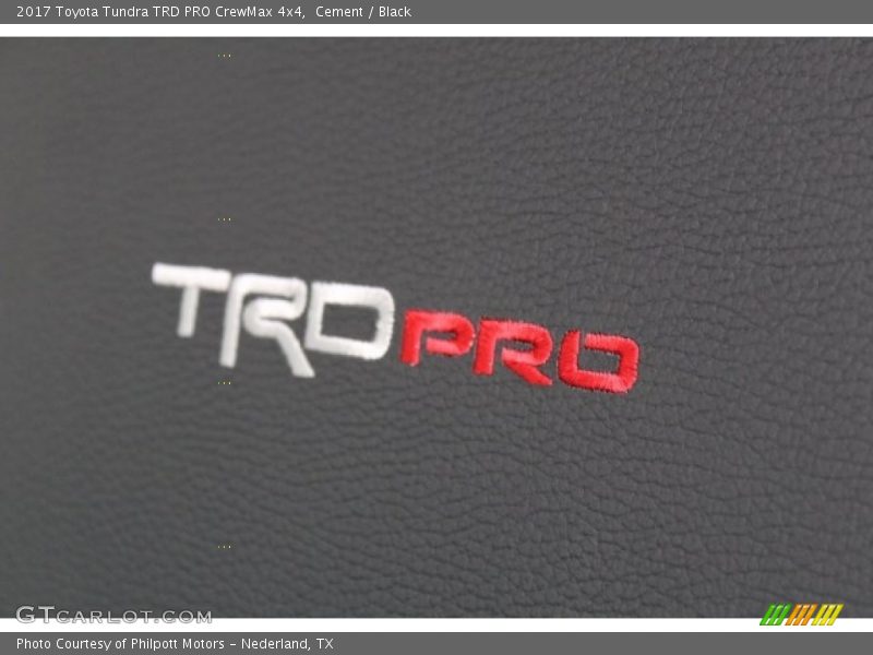 Cement / Black 2017 Toyota Tundra TRD PRO CrewMax 4x4