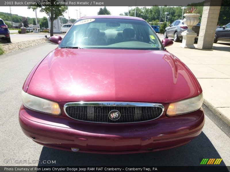 Cardinal Red Metallic / Taupe 2003 Buick Century Custom
