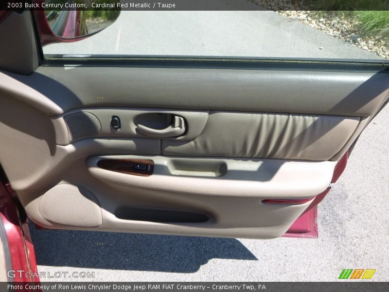 Cardinal Red Metallic / Taupe 2003 Buick Century Custom