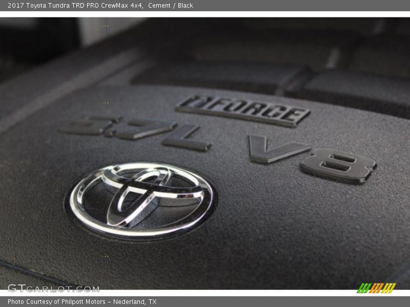 Cement / Black 2017 Toyota Tundra TRD PRO CrewMax 4x4