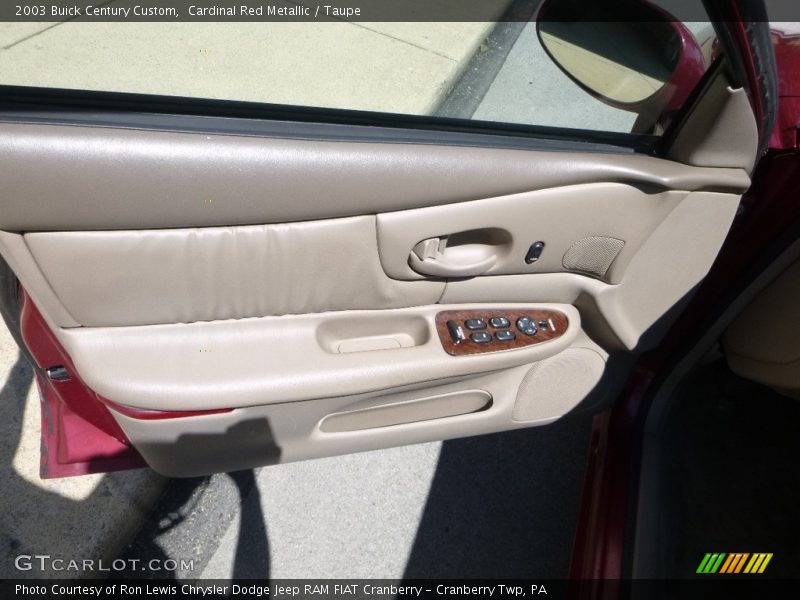 Cardinal Red Metallic / Taupe 2003 Buick Century Custom