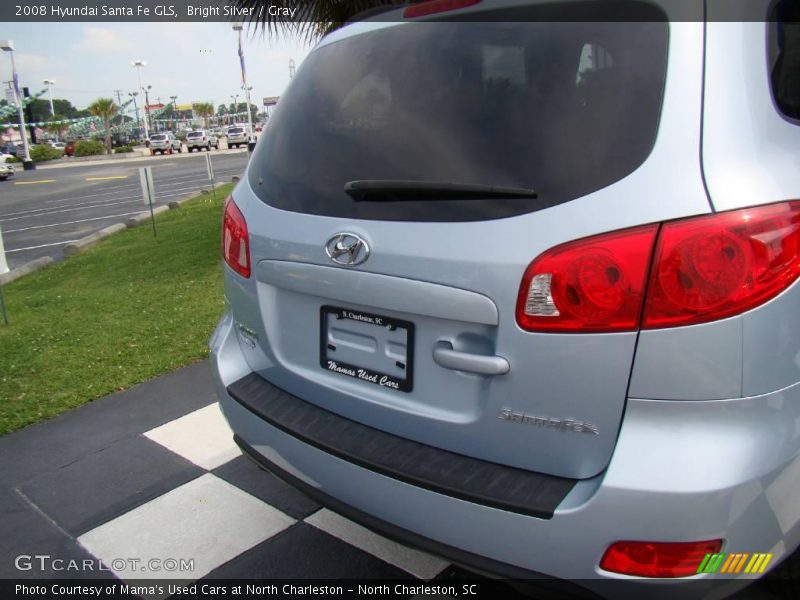 Bright Silver / Gray 2008 Hyundai Santa Fe GLS