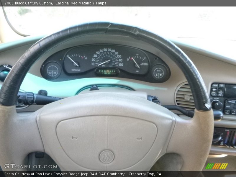 Cardinal Red Metallic / Taupe 2003 Buick Century Custom