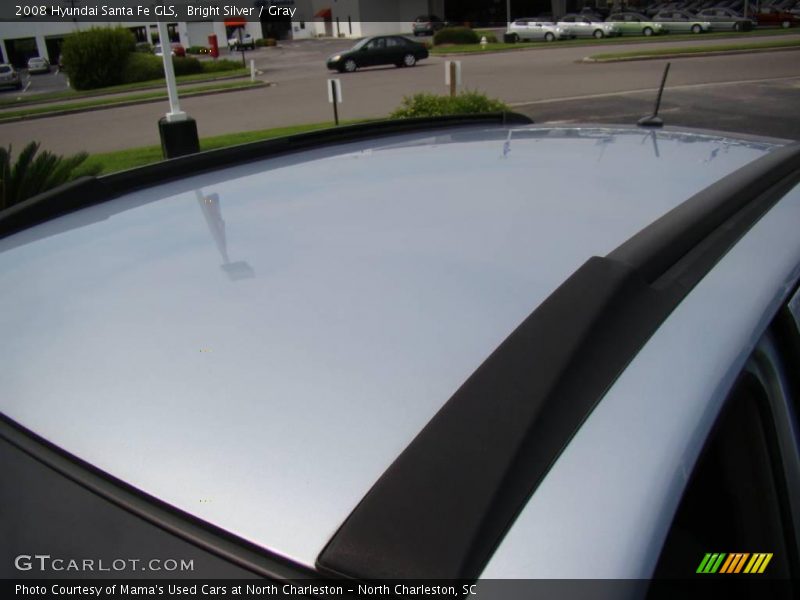 Bright Silver / Gray 2008 Hyundai Santa Fe GLS