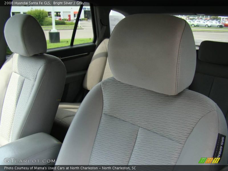Bright Silver / Gray 2008 Hyundai Santa Fe GLS