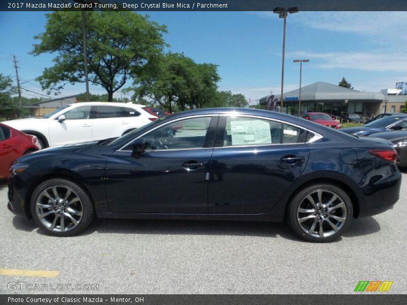 Deep Crystal Blue Mica / Parchment 2017 Mazda Mazda6 Grand Touring