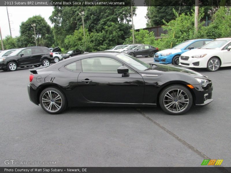 Crystal Black Silica / Black Leather/Alcantara 2013 Subaru BRZ Limited