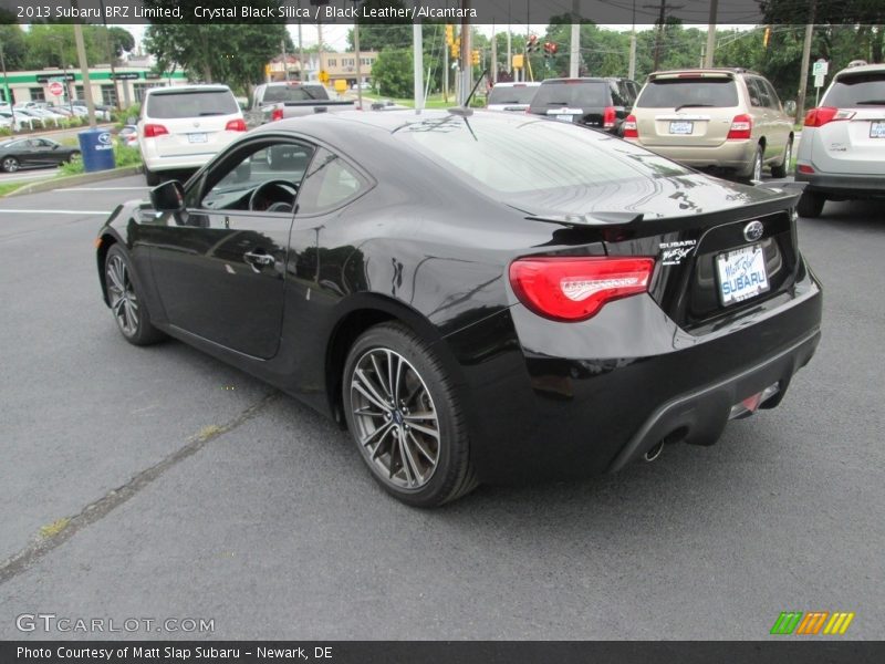 Crystal Black Silica / Black Leather/Alcantara 2013 Subaru BRZ Limited