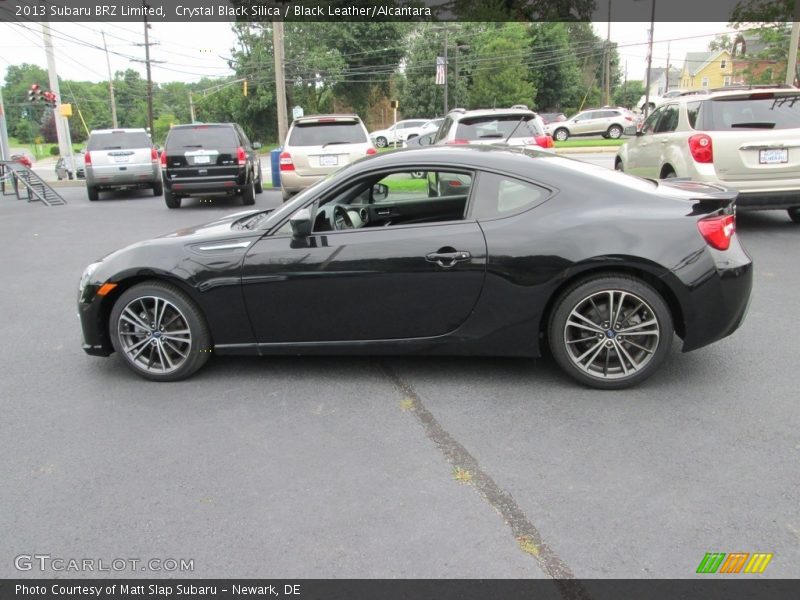 Crystal Black Silica / Black Leather/Alcantara 2013 Subaru BRZ Limited