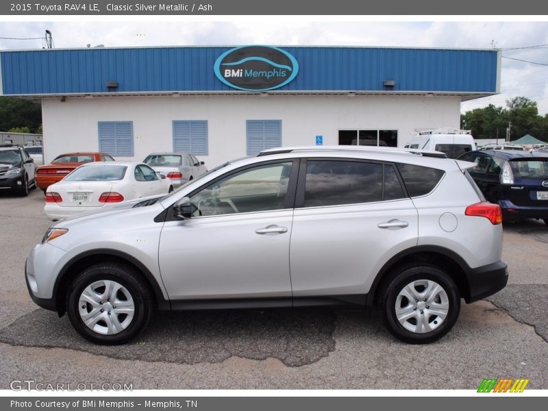Classic Silver Metallic / Ash 2015 Toyota RAV4 LE