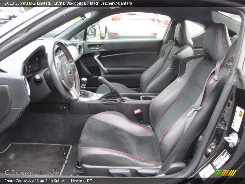 Crystal Black Silica / Black Leather/Alcantara 2013 Subaru BRZ Limited