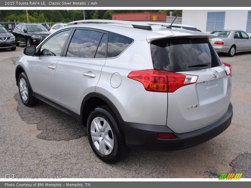 Classic Silver Metallic / Ash 2015 Toyota RAV4 LE