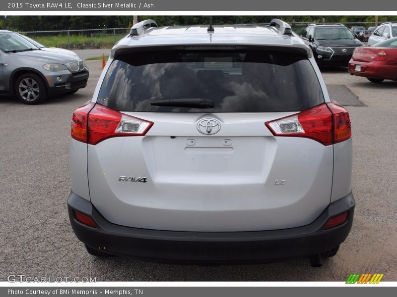 Classic Silver Metallic / Ash 2015 Toyota RAV4 LE