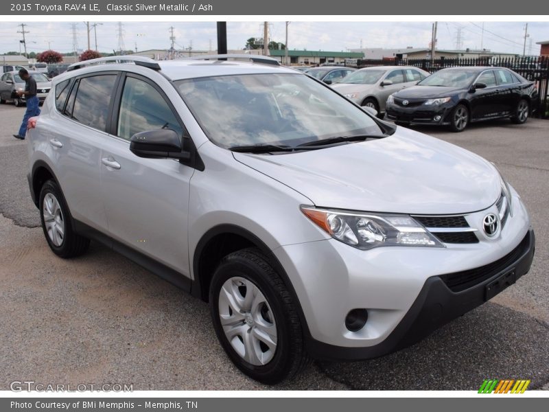Classic Silver Metallic / Ash 2015 Toyota RAV4 LE