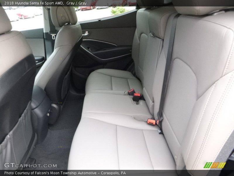 Gray / Gray 2018 Hyundai Santa Fe Sport AWD